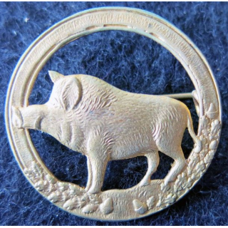 91° RI : 91° régiment d'infanterie sans fabricant 33 mm tout métal doré