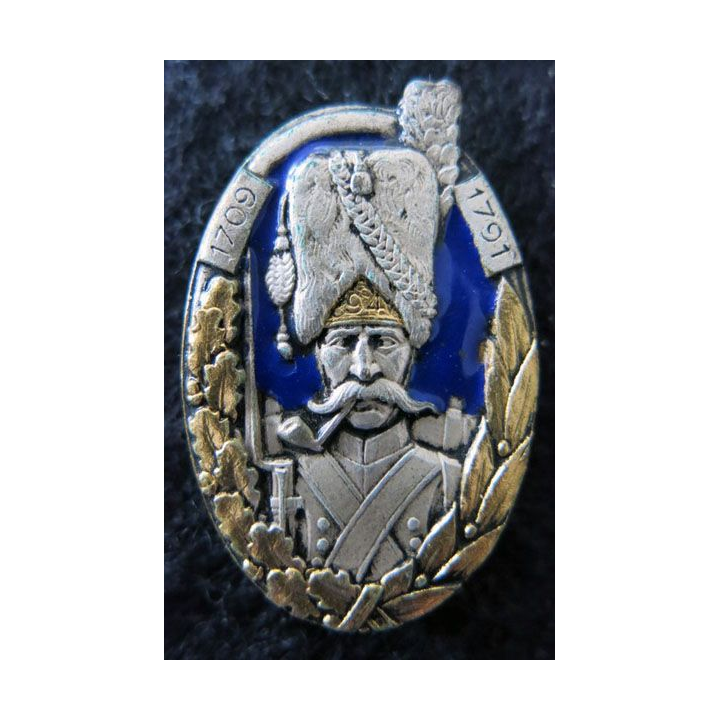 94° RI : 94° régiment d'infanterie Drago Paris G. 1301 en émail plumet caché