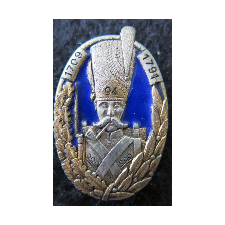 94° RI : 94° régiment d'infanterie 2° type Drago Paris G. 1301 en émail bonnet fin