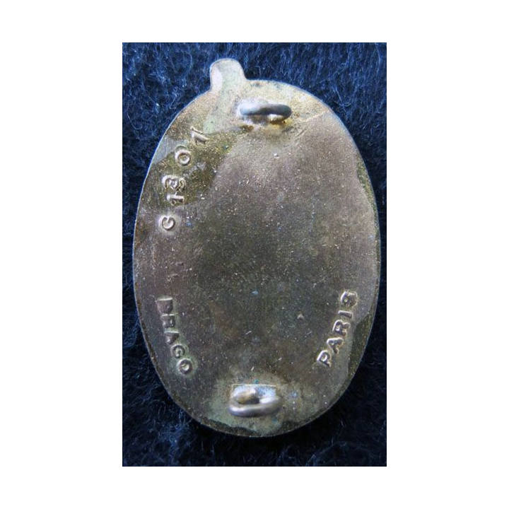 94° RI : 94° régiment d'infanterie 2° type Drago Paris G. 1301 en émail bonnet fin doré