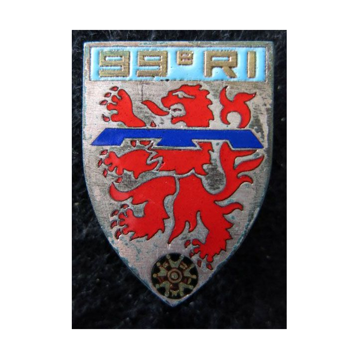 99° RI : 99° régiment  d’infanterie Drago Paris G. 2201 en émail