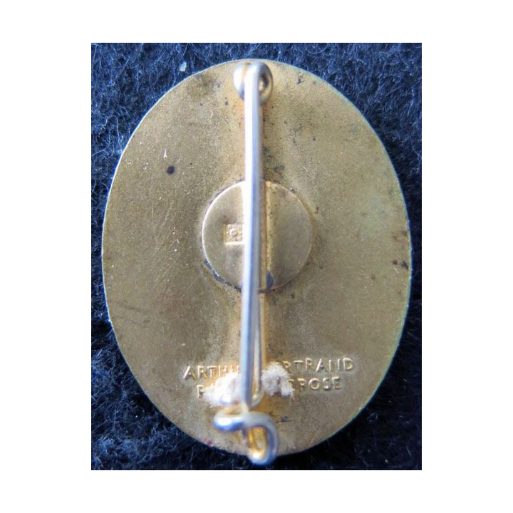 99° RIA : 99° régiment d’infanterie alpine de fabrication ABPD en émail 34 mm avec LH