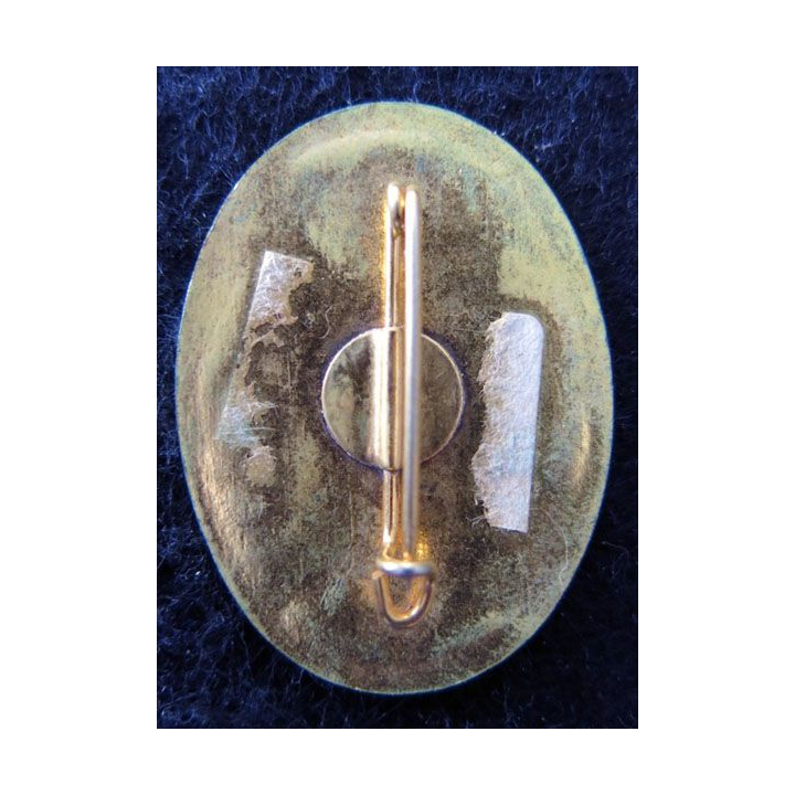 99° RIA : 99° régiment d’infanterie alpine de fabrication AB (poinçon) en émail 40 mm