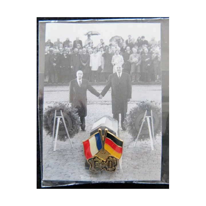 FRANCE : pin's de l'amitié franco-allemande commémoration de 2007