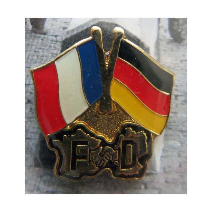 FRANCE : pin's de l'amitié franco-allemande commémoration de 2007