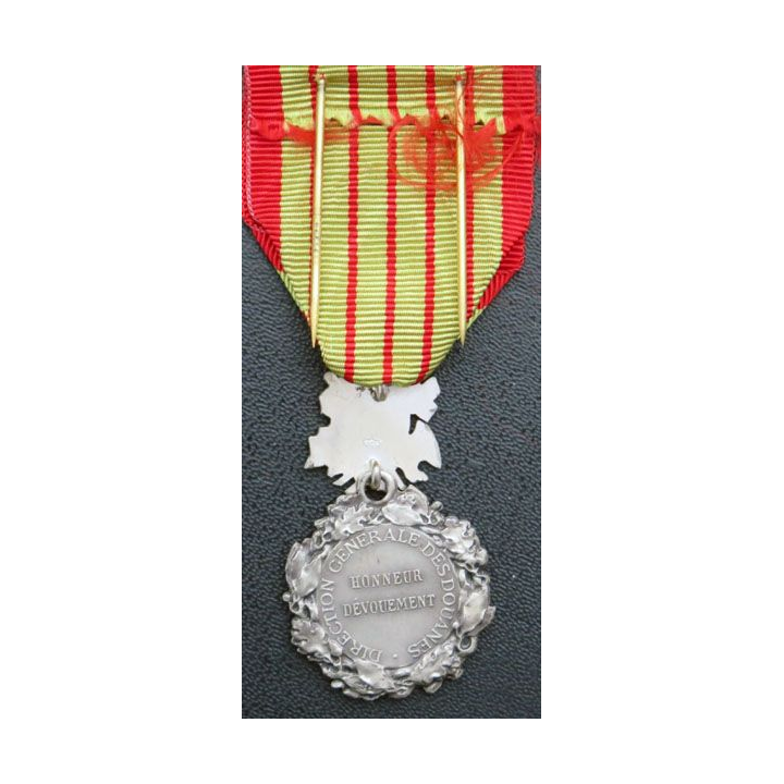FRANCE : médaille d'Honneur des Douanes en argent