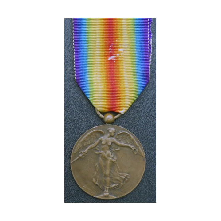 BELGIQUE médaille interalliée de la Grande Guerre 1914-1918 en bronze