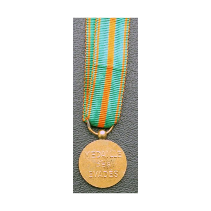 FRANCE : médaille miniature des évadés en bronze