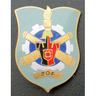 204° bataillon Matériel Drago G. 2162 écu canons roue dentée cuirasse