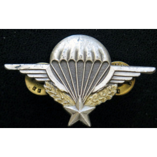 BREVET PARA : Brevet parachutiste demi taille largeur 5 cm fabrication Delsart 2 attaches pin's