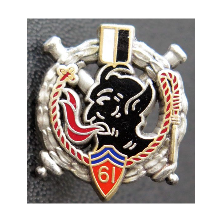 61° RA : pin's du 61° régiment d'Artillerie fabrication Drago