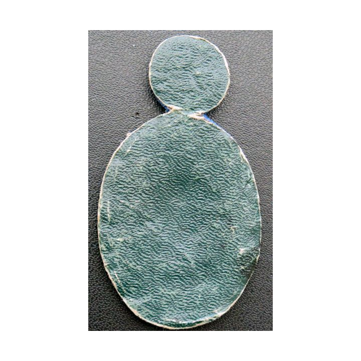 insigne ACNIL de la marine italienne sur écusson cuir et canetille