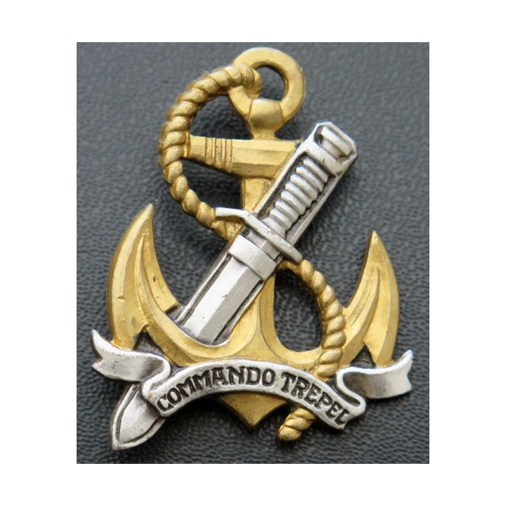 insigne métallique du commando Trepel de fabrication Drago