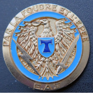 Ecole  d’application des transmissions Delsart G. 2154 aigle éclair 