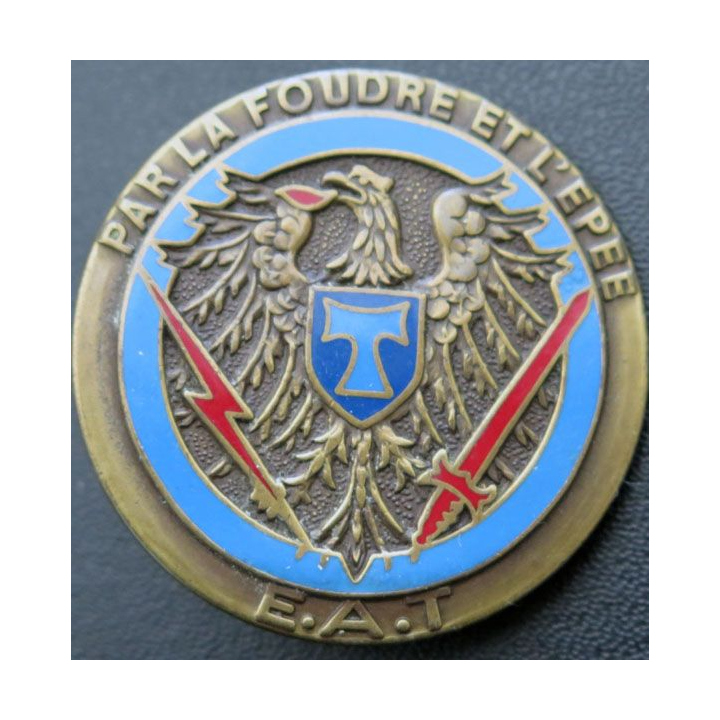EAT : Insigne de l'école d'application des transmissions Drago G. 2454