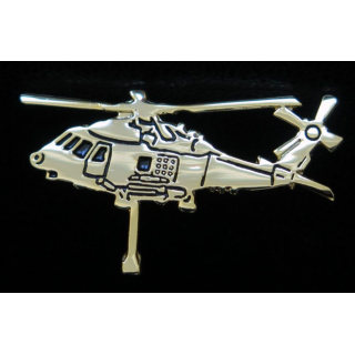 Pin's militaire : pin's représentant un hélicoptère bombardier d'eau