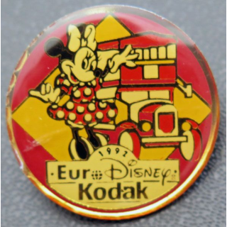 PIN'S : Eurodysney Kodak de diamètre 2,5 cm 1992