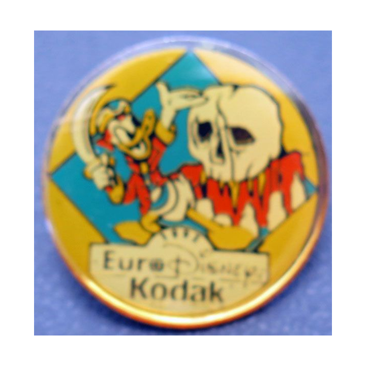 PIN'S : Eurodysney Kodak de diamètre 2,5 cm 1992