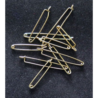 MILITARIA : lot de 13 épingles en laiton de dimensions variées