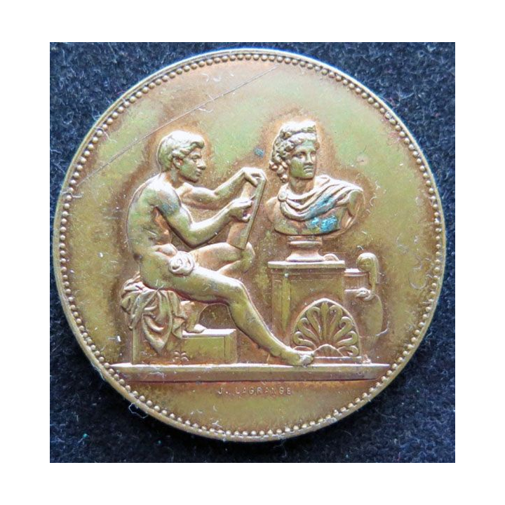 médaille ville Paris VII° arrondi classe d'adulte attribuée 1881