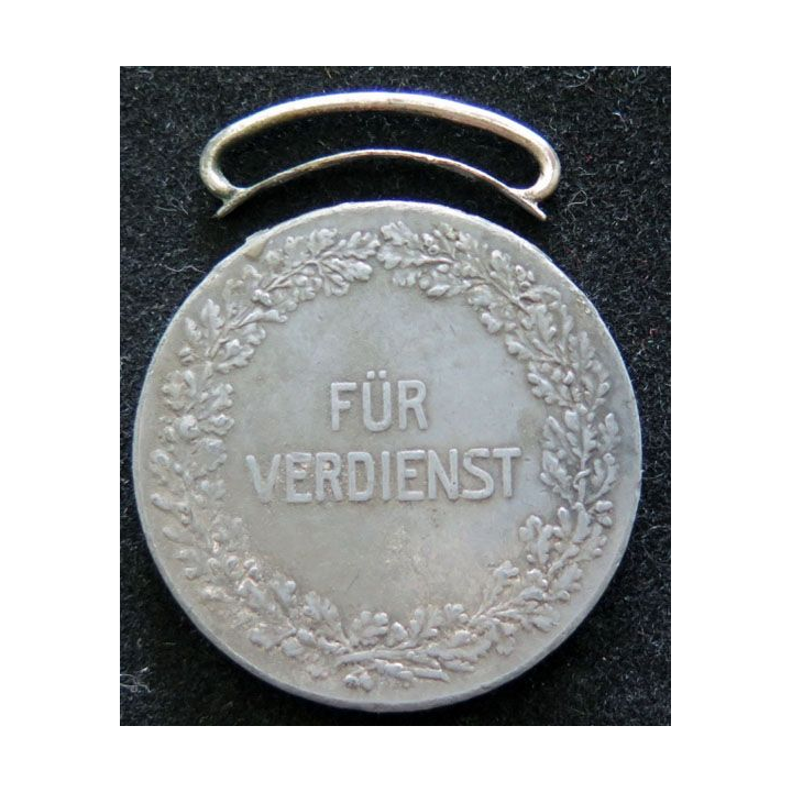 médaille d'argent de friedrich II Grossherzog von Baden fur Verdienst