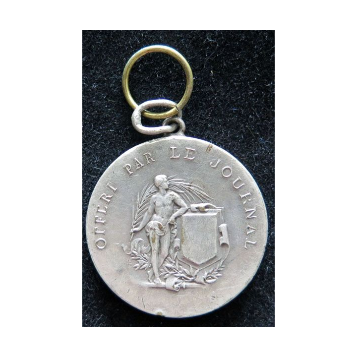 Médaille d'Honneur offert par le Journal en bronze argenté sans ruban