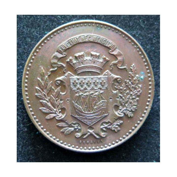Médaille de l'assistance publique quête pour les pauvres M Roeser 1879