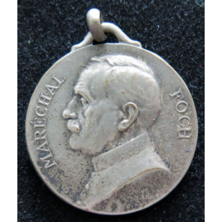 Médaille du Maréchal Foch Commandant en chef des armées alliées 14 avril 1918