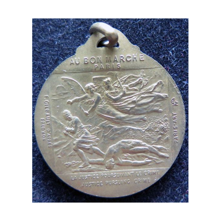 Médaille Au Bon Marché de Clémenceau  et du Maréchal Foch 1917-1919