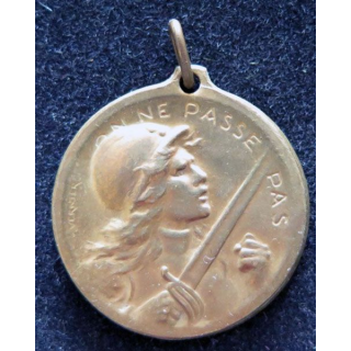 médaille de Verdun 21 février 1916 type Vernier en bronze sans ruban