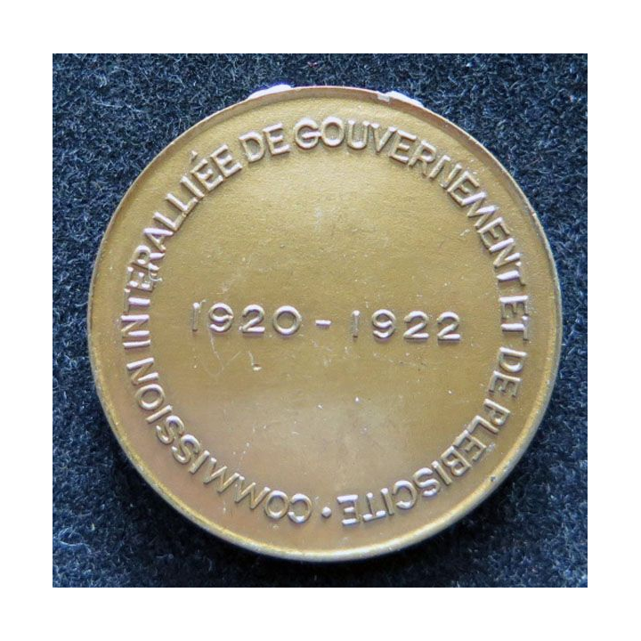 FRANCE : médaille de la Haute Silésie sans bélière ni ruban 1920-1922