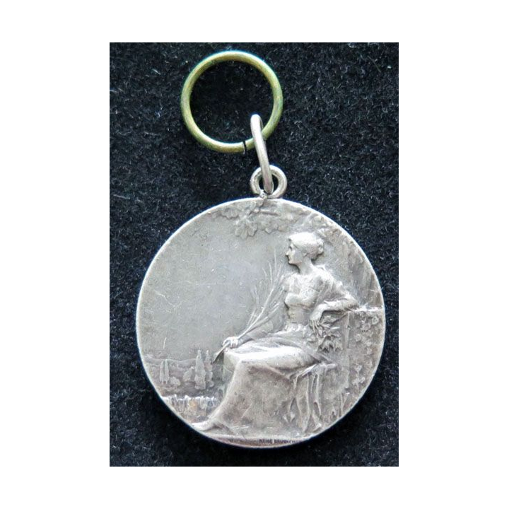 Médaille offerte par le Journal en bronze argenté sans ruban