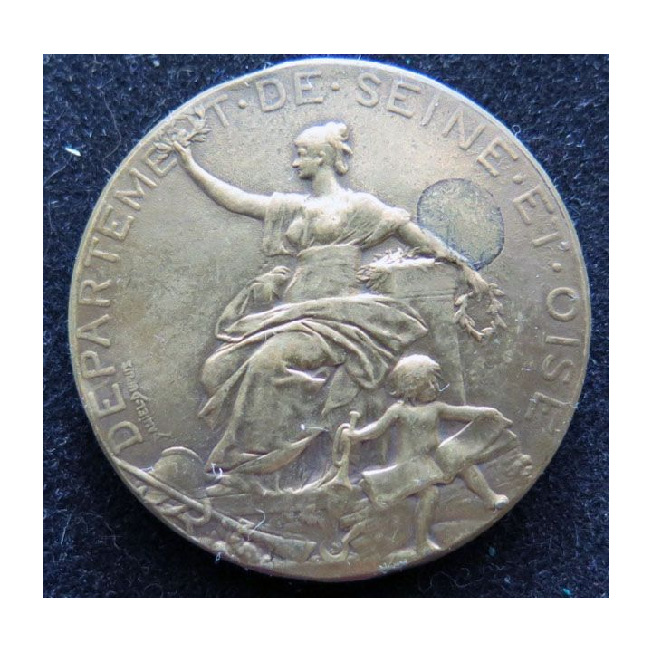FRANCE : médaille de bronze du Conseil général de Seine et Oise