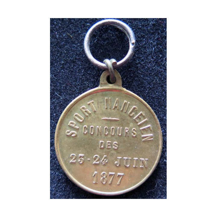 médaille du Concours sports nanceiens (ville de Nancy) 23 24 juin 1877
