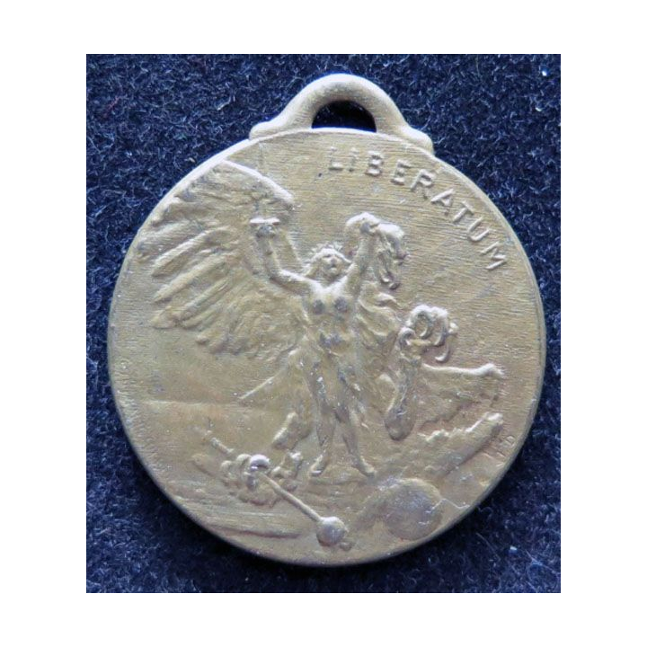FRANCE : médaille Libératum 1918 diamètre 2,9 cm