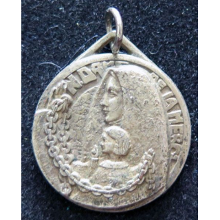 médaille de l'aumonerie des prisonniers de guerre diamètre 2,6 cm