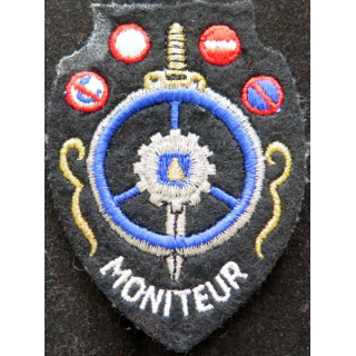 insigne tissu de moniteur de conduite auto FRAC