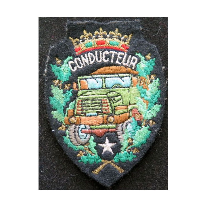insigne tissu de conducteur poids lourd du Train