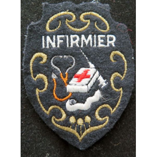 insigne tissu d'infirmier