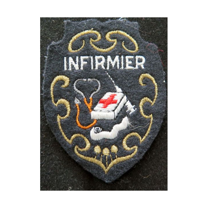 insigne tissu d'infirmier