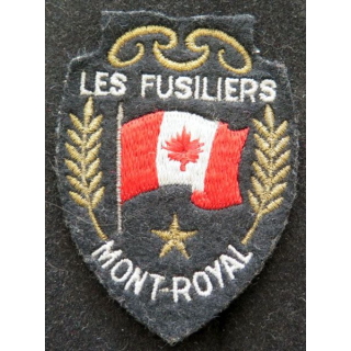 insigne tissu des Fusiliers Mont-Royal