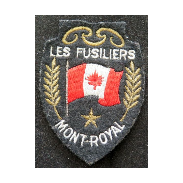 insigne tissu des Fusiliers Mont-Royal