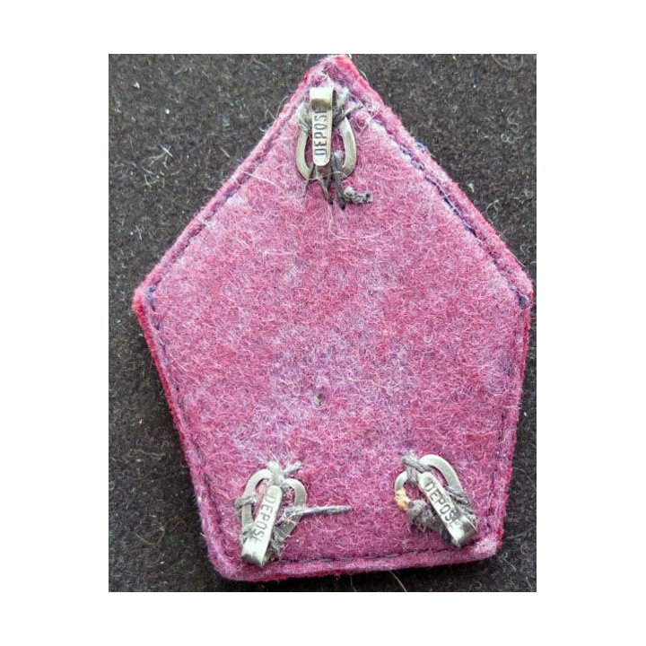soutache de col de médecin service de santé en cannetille