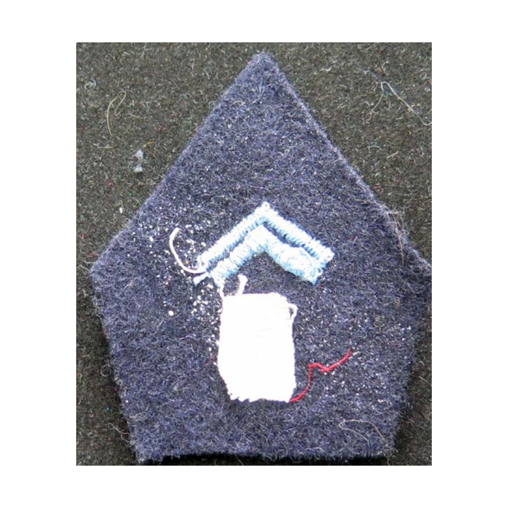 soutache de col du 8° régiment de transmissions en cannetille