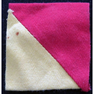 bande d'épaule de compagnie jaune et rouge (vendu à l'unité)