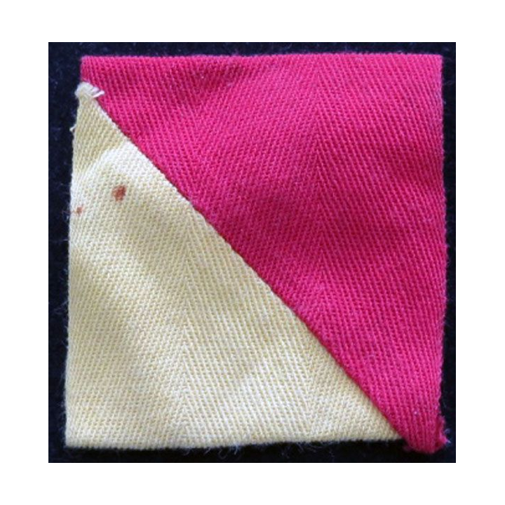 bande d'épaule de compagnie jaune et rouge (vendu à l'unité)