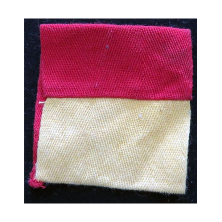 bande d'épaule de compagnie jaune et rouge (vendu à l'unité)