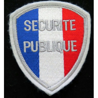 Insigne tissu de la sécurité publique sur scratch Police