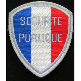 Insigne tissu de la sécurité publique sur scratch Police