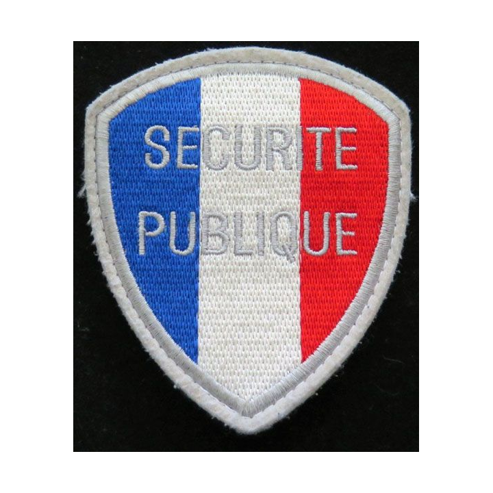 Insigne tissu de la sécurité publique sur scratch Police